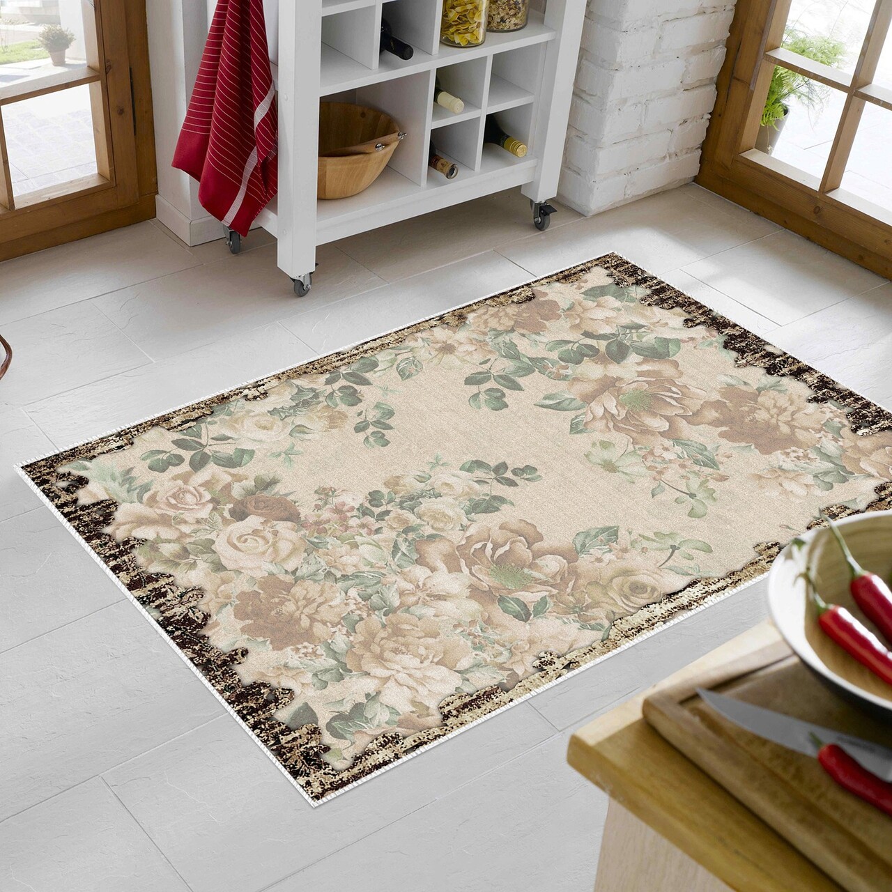 Covor, Mu116, 80x150 cm, Cafeniu - imagine 5